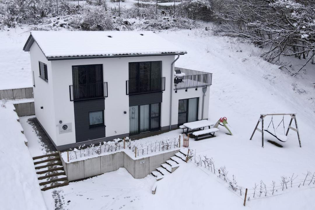 Diemelblick Acht - Ferienhaus Fuer 6 Personen Mit Sauna, Garten Und Dachterrasse Mit Panoramablick Heringhausen Exterior photo